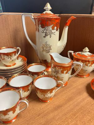 Vintage Noritake 19 Piece Chocolate/Demi Tasse Set