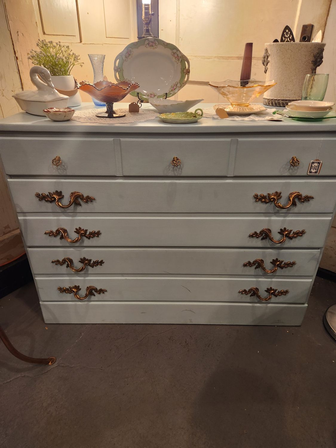 Solid wood dresser