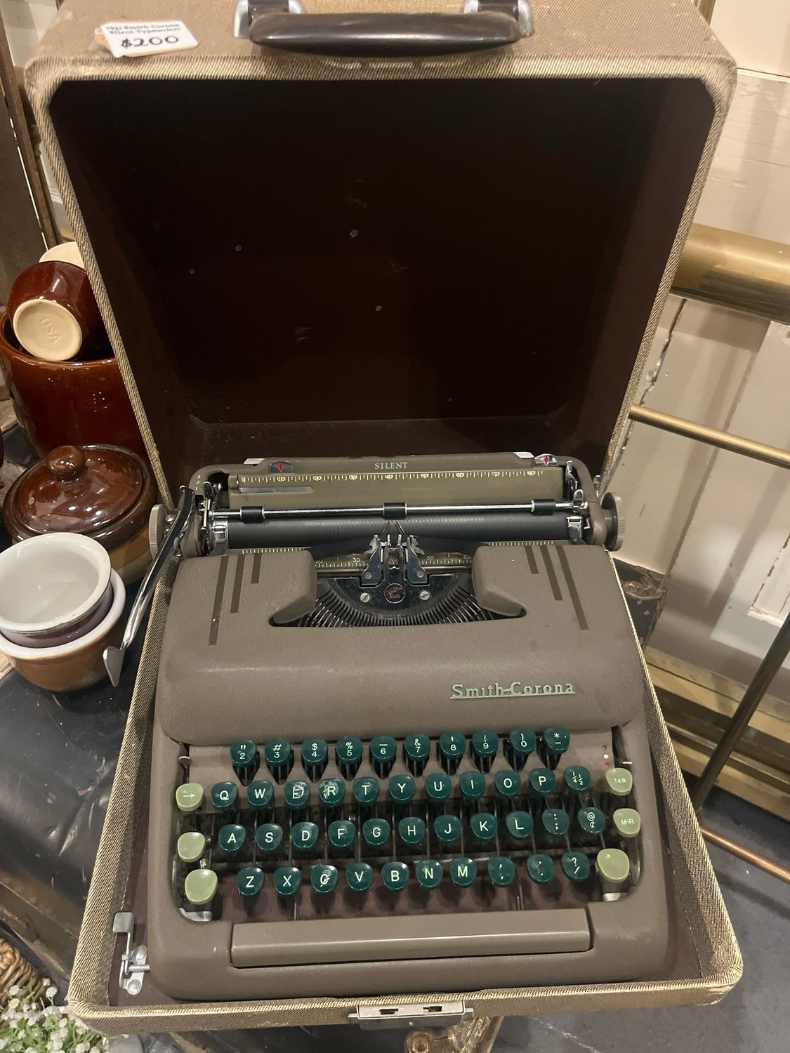 1951 Smith Corona Silent Vintage Typewriter