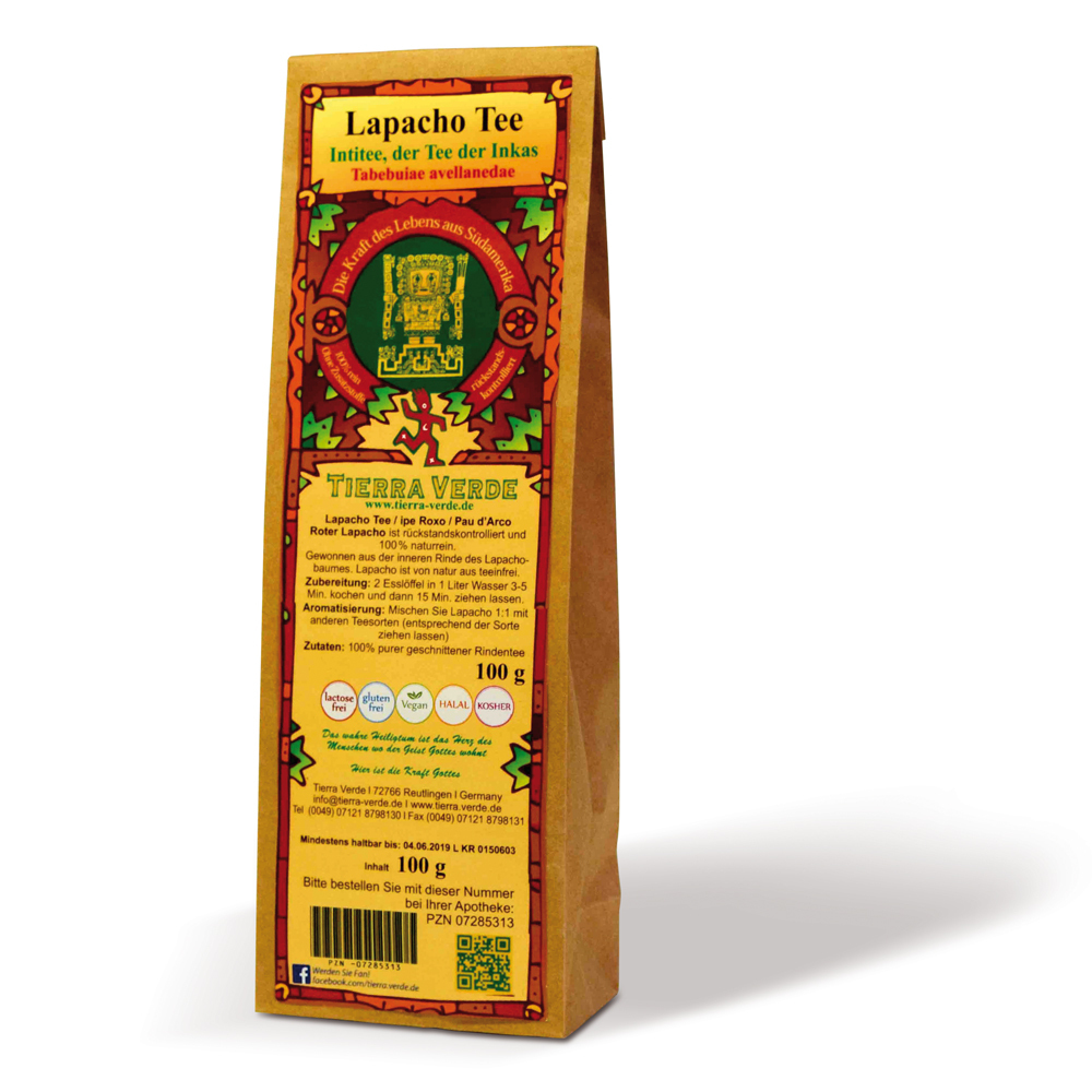 Lapacho Tee innerer Rinde und Wildsammlung,
100% Halal, 100 % Kosher