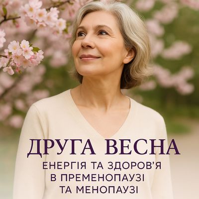 Друга весна: енергія та здоров’я в пременопаузі та менопаузі (АУДІО)