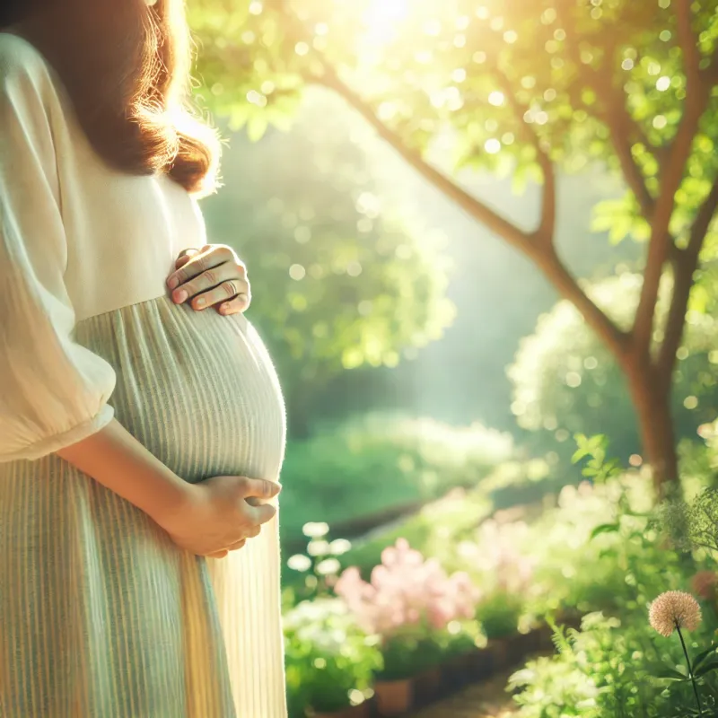 Meditation Morning Empowerment and Trust for a Pregnant Woman