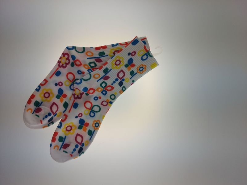 Calcetines con motivos impresos digitalmente