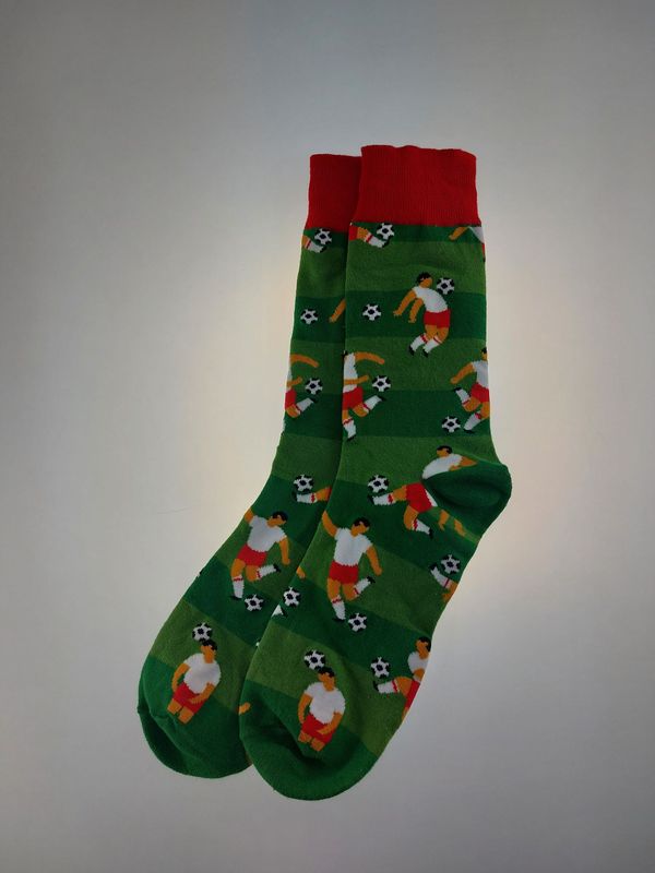 Calcetines estampado de fútbol