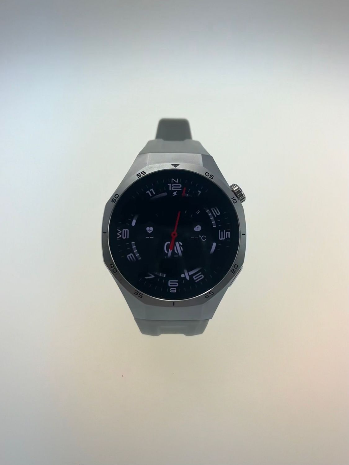 SmartFit Gray – Reloj Inteligente Deportivo con Correa de Goma Gris
