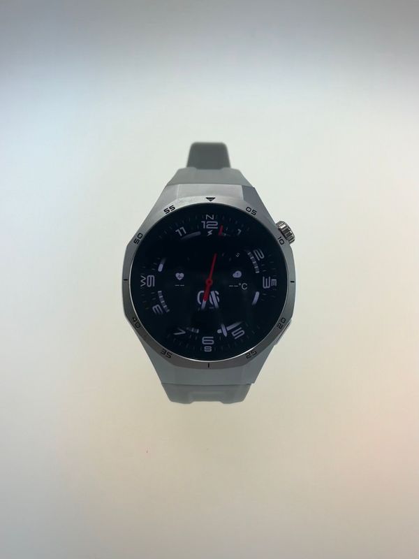 SmartFit Gray – Reloj Inteligente Deportivo con Correa de Goma Gris