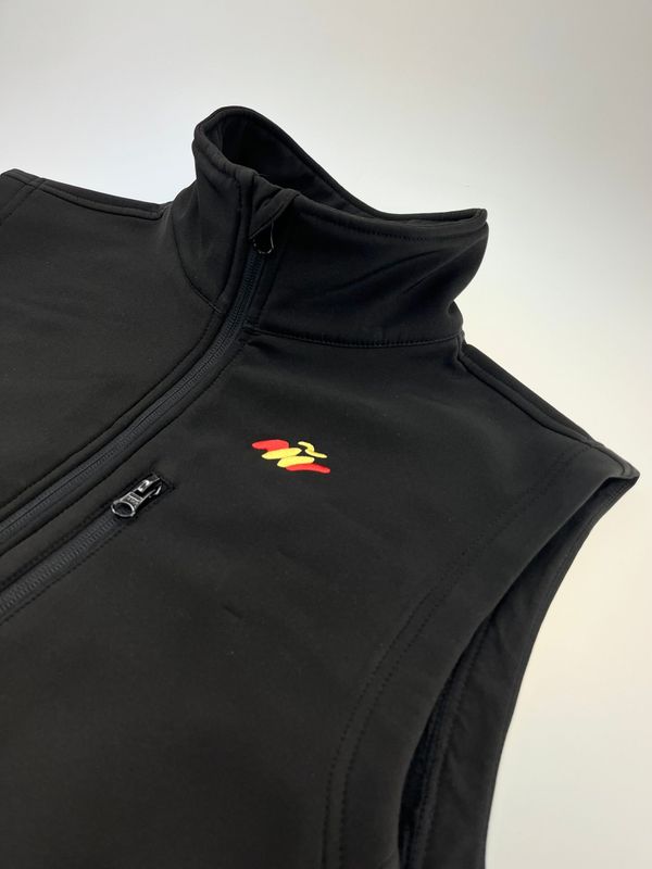Chaleco Softshell negro "Ñ"