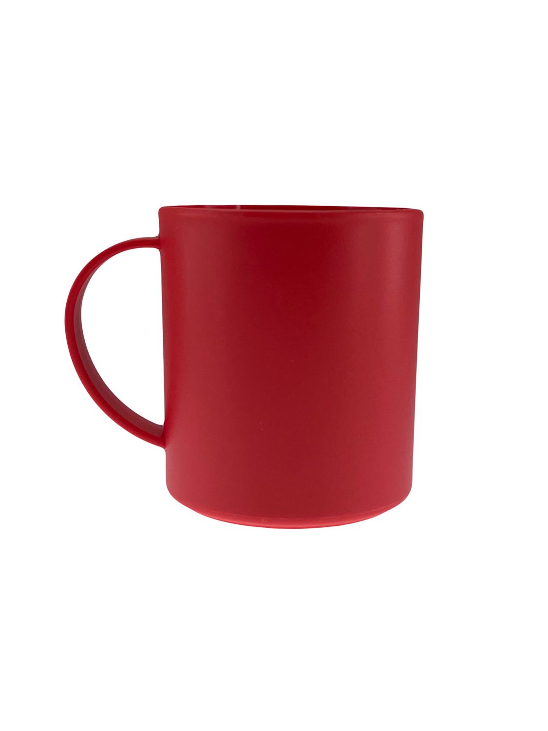 Taza Roja de Plástico