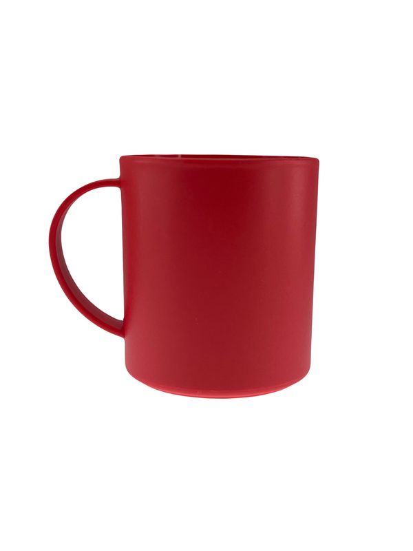 Taza Roja de Plástico