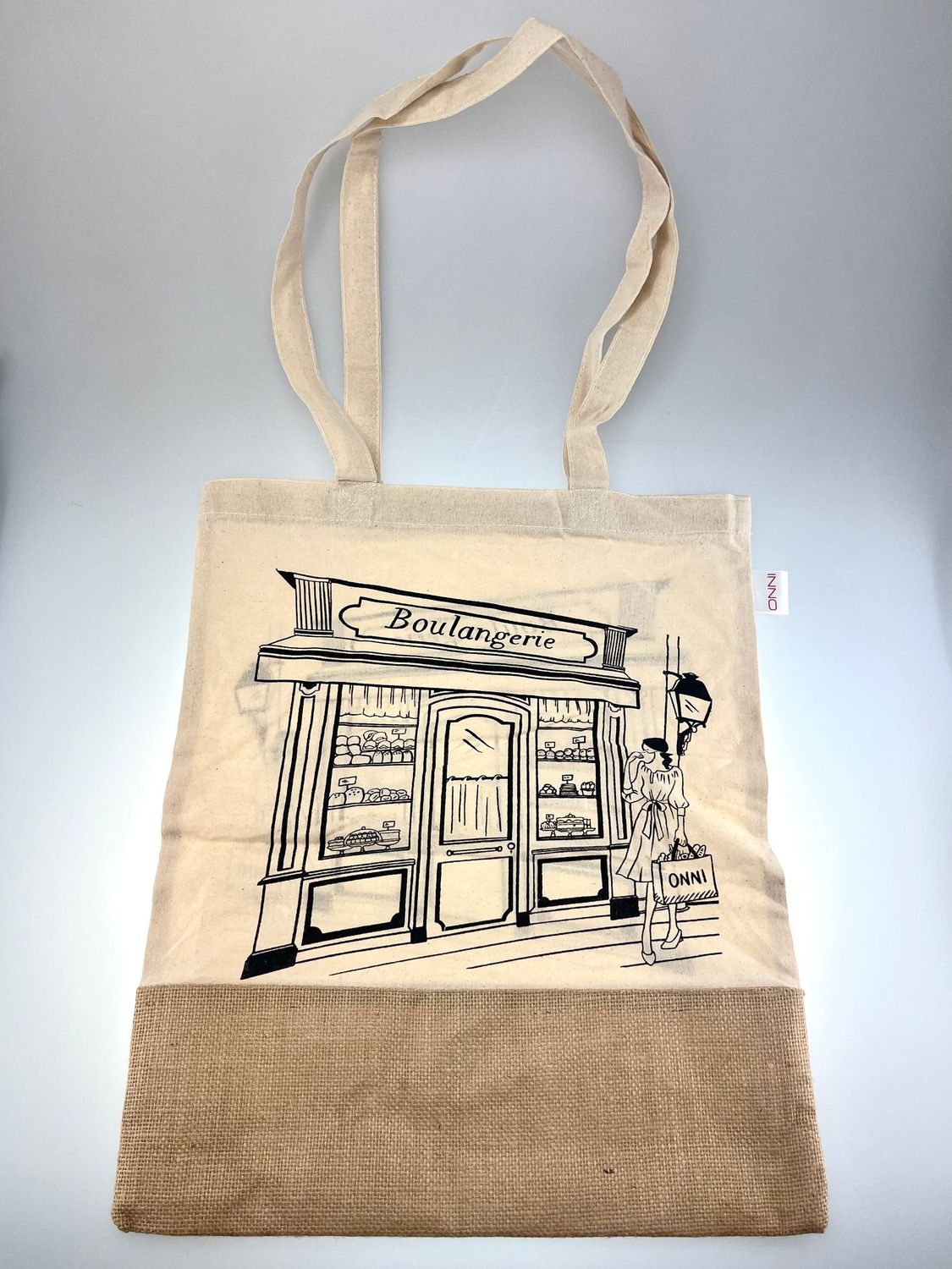 Tote Bag de Algodón y Yute