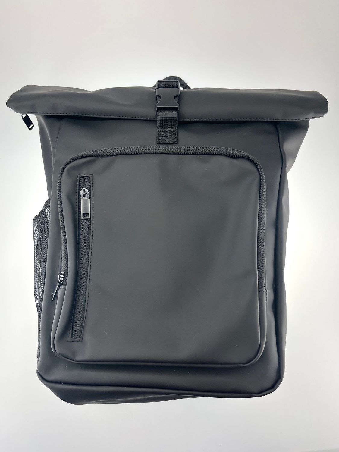 Mochila Urbana Impermeable Roll-Top Negra