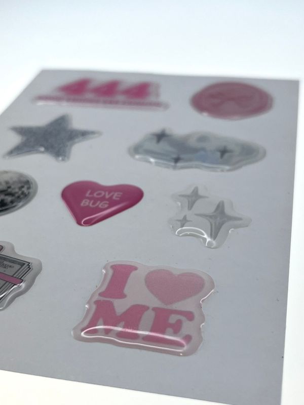 Set de Stickers con Relieve