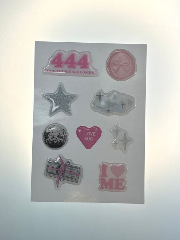 Set de Stickers con Relieve