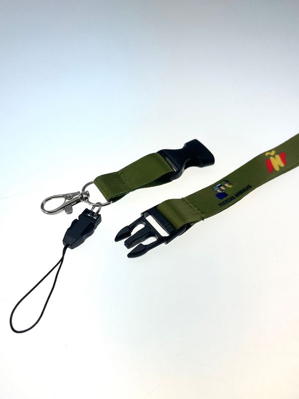 Lanyard Verde "Fuerzas Armadas"
