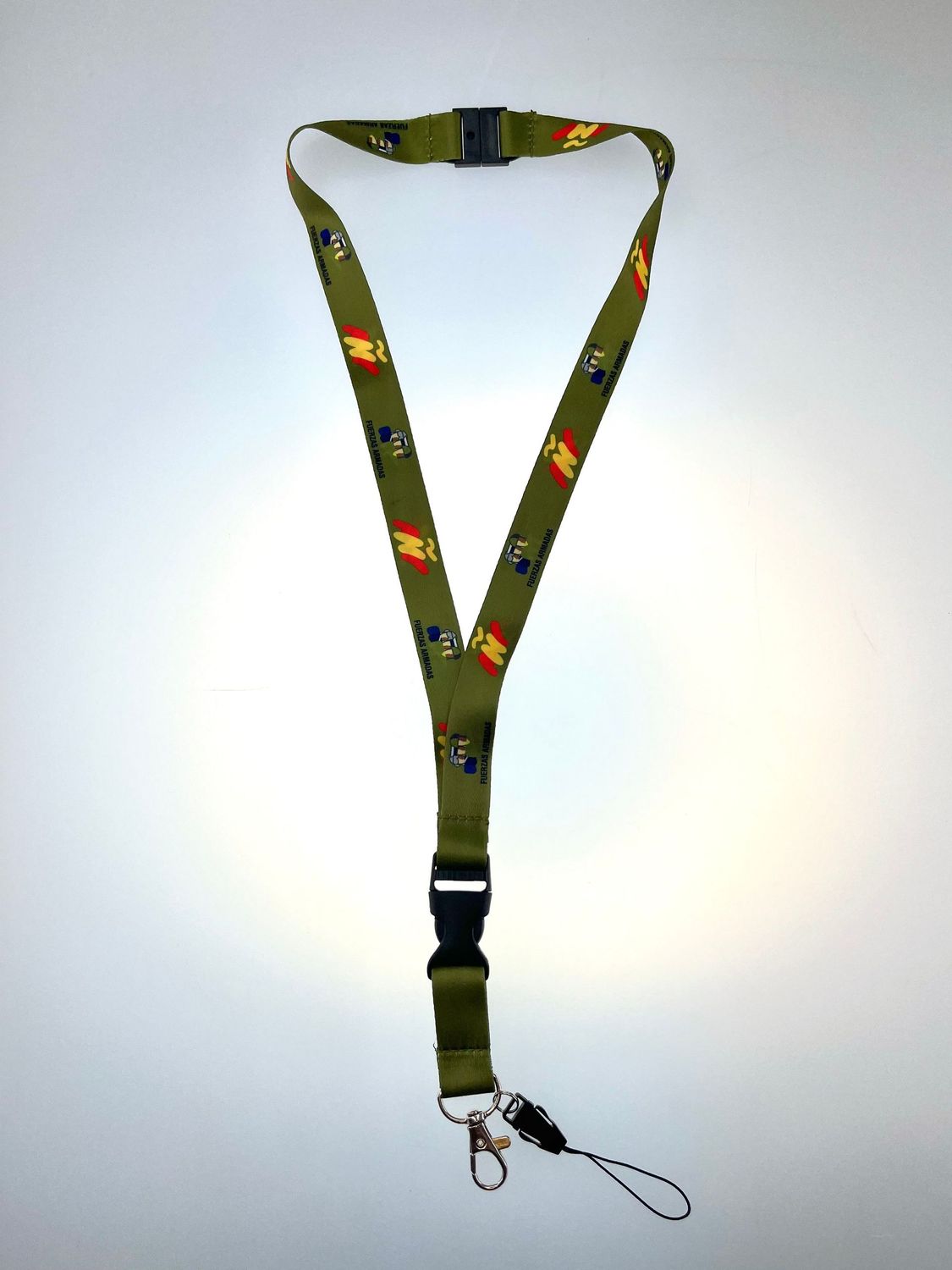 Lanyard Verde "Fuerzas Armadas"
