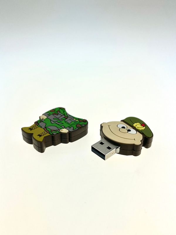 USB Diseño Militar Animado
