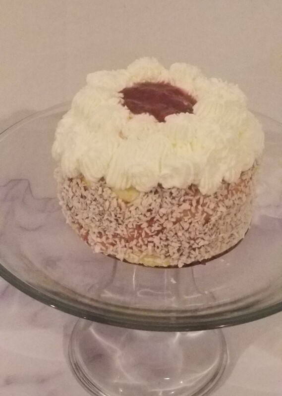 Strawberry Lamington 4" Cake