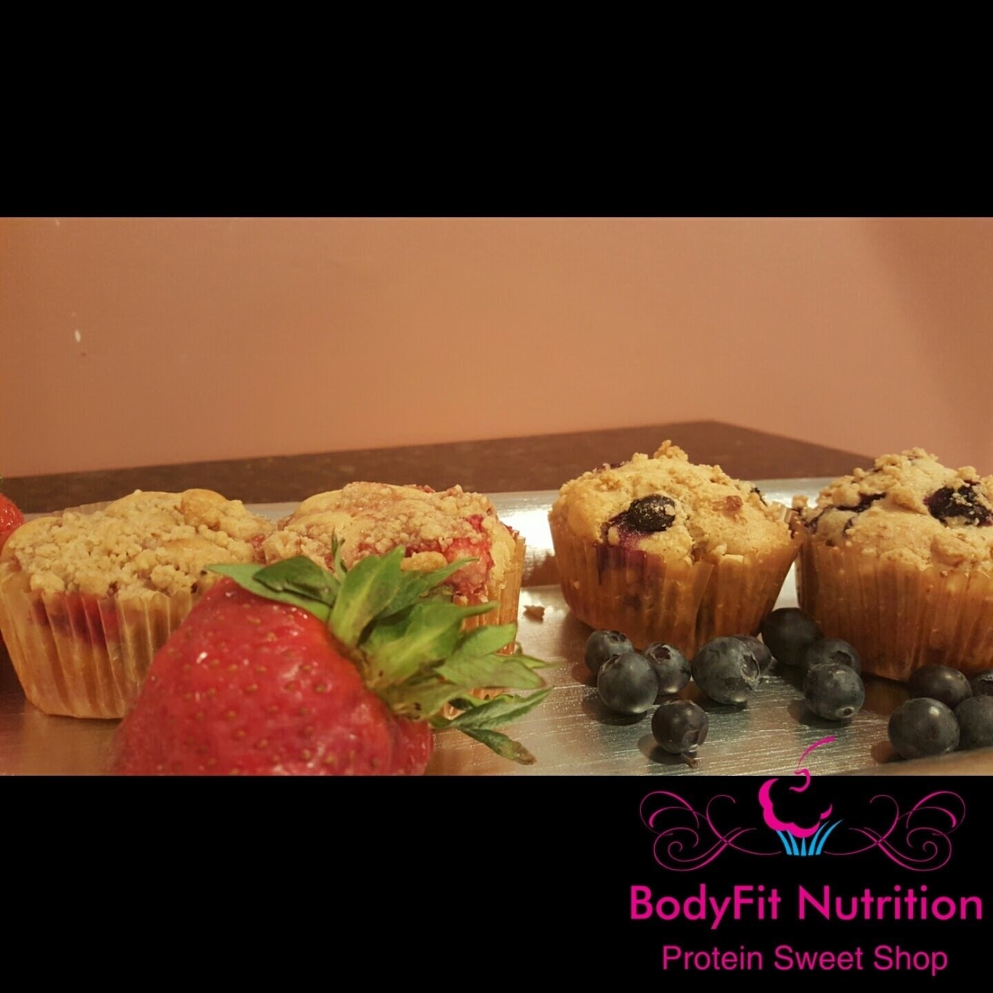 Fit Muscle Muffins - Blueberry