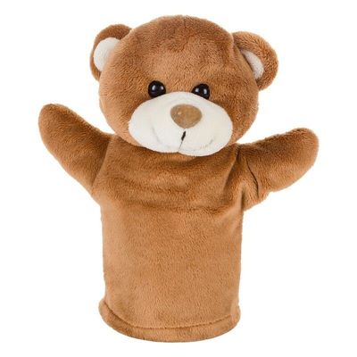 Peluche Orso marionetta da mano 23 cm