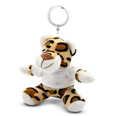 ​Peluche Leopardo portachiavi 10 cm