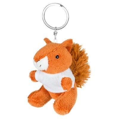 Peluche Scoiattolo portachiavi 8 cm
