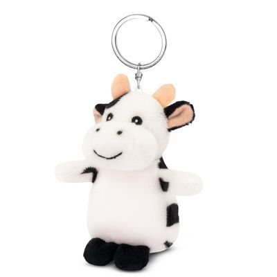 Peluche Mucca portachiavi 8 cm