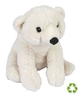 Peluche Eco Orso bianco 25 cm
