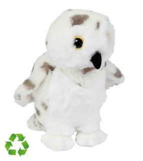 Peluche Eco Gufo delle nevi 18 cm
