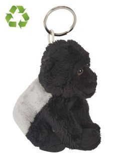 Peluche Eco Gorilla portachiavi 10 cm