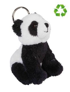 Peluche Eco Panda portachiavi 10 cm