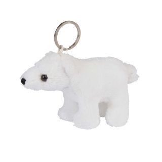 Peluche Orso polare portachiavi 10 cm