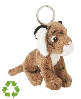 Peluche Eco Tigre portachiavi 10 cm