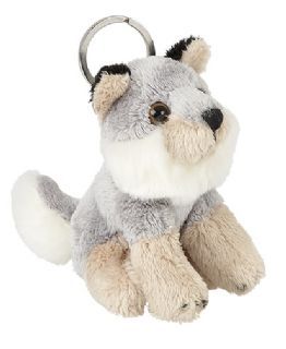 Peluche Lupo portachiavi 10 cm