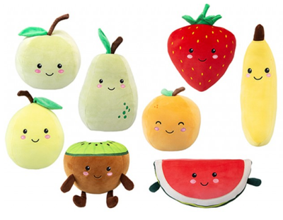 Peluche Frutta 27 cm assortito
