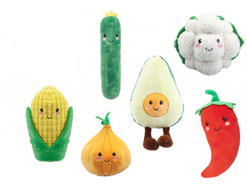 Peluche Verdure 16 cm assortito