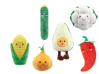 Peluche Verdure 16 cm assortito