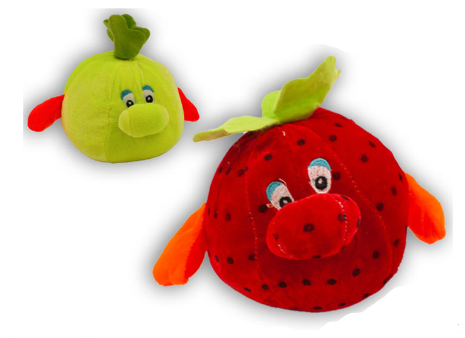 Peluche Frutta 18 cm assortito