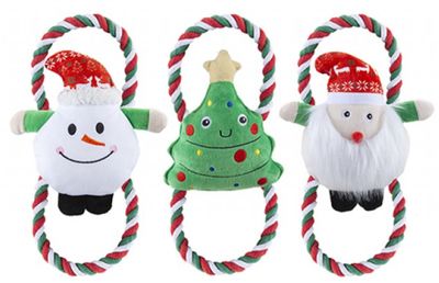 Peluche per cani con corda assortito Peluche per cani con corda assortito