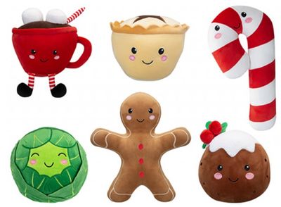 Peluche Alimenti Natale 27 cm assortito