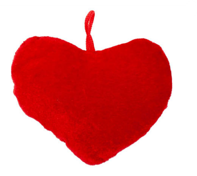 Peluche cuore portachiavi 10 cm