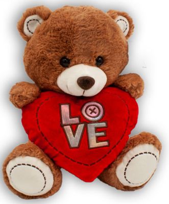 Peluche Orso con cuore LOVE differenti misure