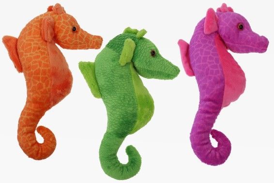 Peluche cavallucci marini assortiti 23 cm