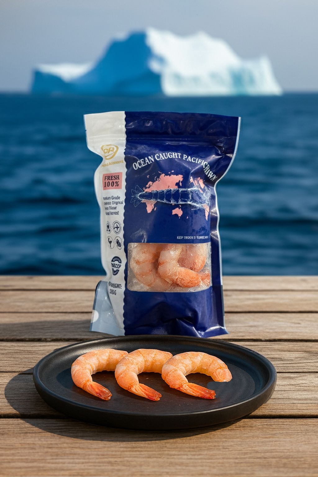 野生厄瓜多爾鳳尾蝦 Ocean Caught Yellowleg Shrimp 16/20 (500g)