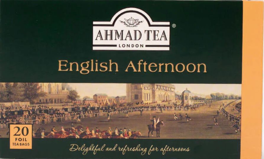 English Afternoon tea bag by Ahmad Tea