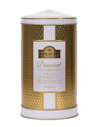 English Breakfast Diamond Musical Caddy - (30 Teabags)