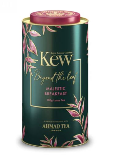 Majestic Breakfast Tea - 100g Loose Leaf Caddy from Kew Gardens Beyond the Leaf Collection