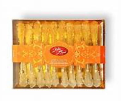 Saffron Crystal Rock Candy Sticks
