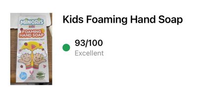 Minoris Kids Organic Foaming Hand Soap 300ml