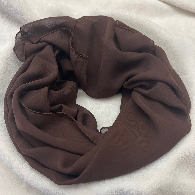 Dark Brown Chiffon