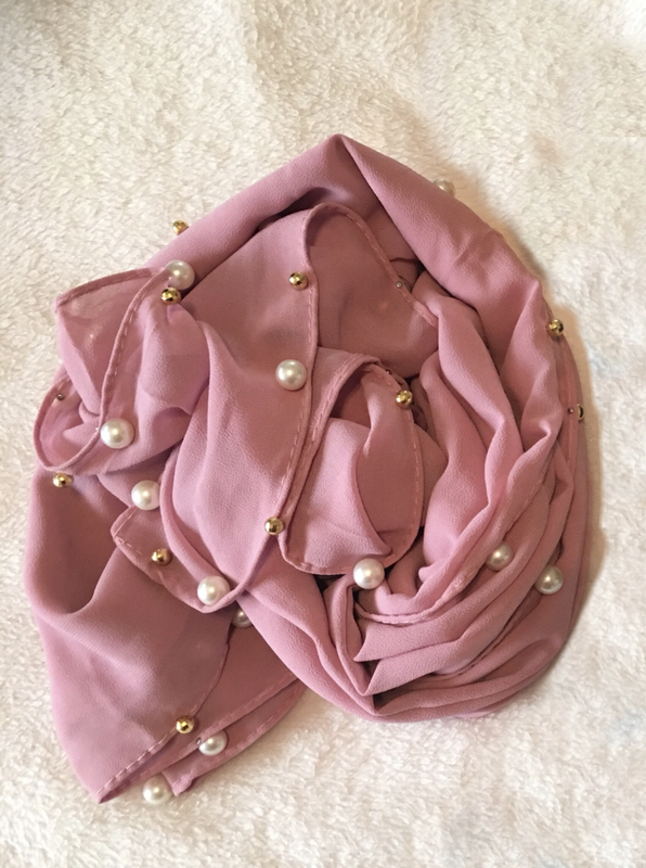 Mauve with Pearls